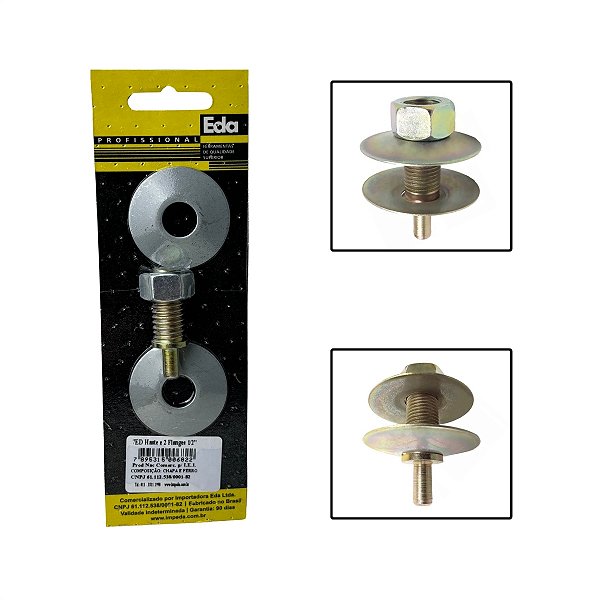 Adaptador De Rebolo Com Haste Flanges 1/2 Para Furadeira