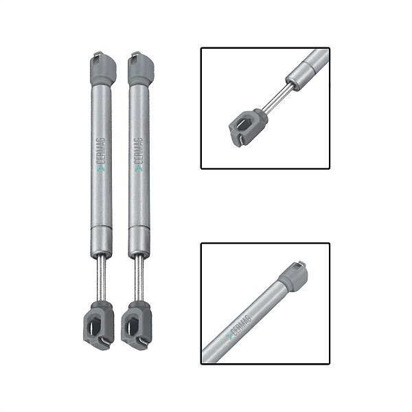 2 Amortecedor Porta Armário Pistão Gás 150N Capacidade 15Kg