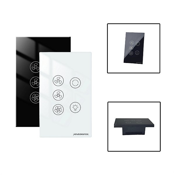 Interruptor Para Ventilador e Exaustor Wi-Fi Tuya
