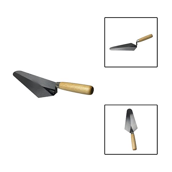 Colher Para Pedreiro 8" Canto Vivo