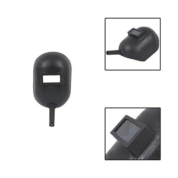 Máscara Capacete Escudo Para Solda Com Lente Incolor VD260