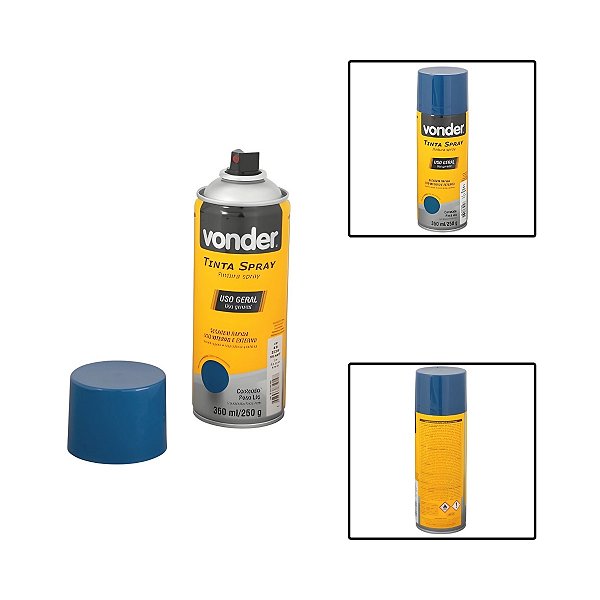 Tinta Spray Uso Geral Azul Escuro 350ml