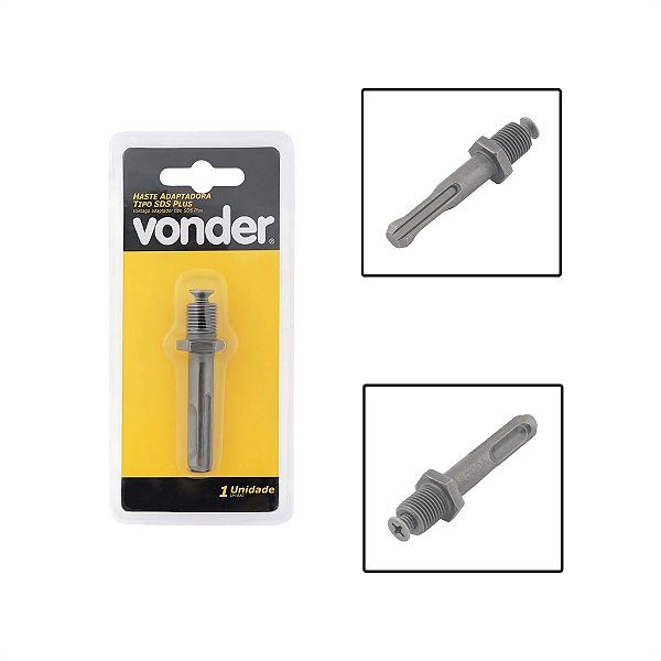 Haste Adaptadora Encaixe Tipo SDS Plus Para Mandril 1/2"