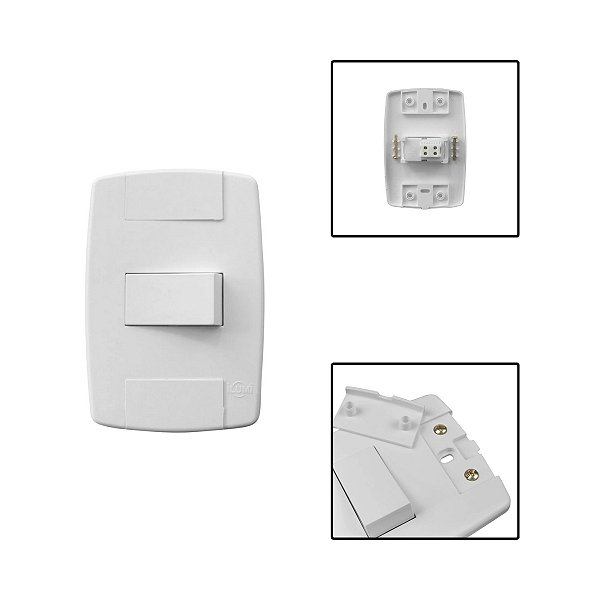 Interruptor Simples 1 Tecla 10A 250V Branco