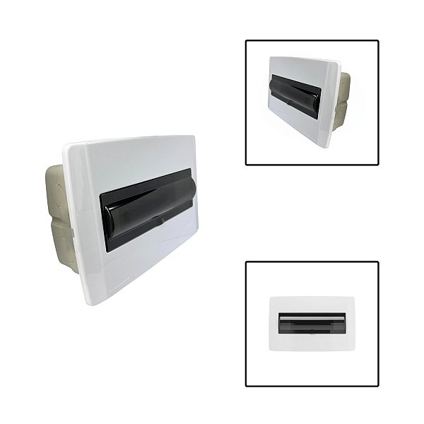 Quadro Distribuição Embutir Disjuntores 8 Nema 12 Din