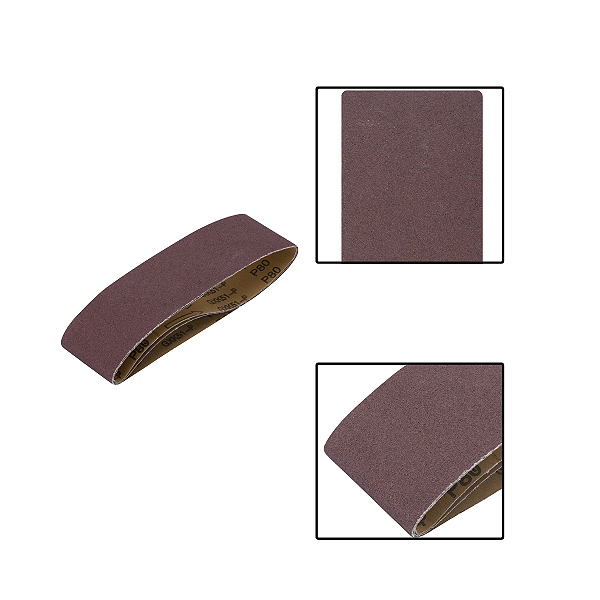 Cinta De Lixa 75 X 533mm 80 Graos 3 Pçs