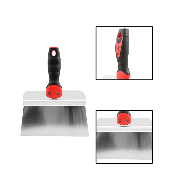 Espatula Betumadeira Lisa Aco Inox  200mm