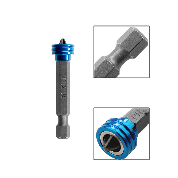 Ponta Bits Phillips Ph2 Aco Rapido 50mm Imantado 1 Peca