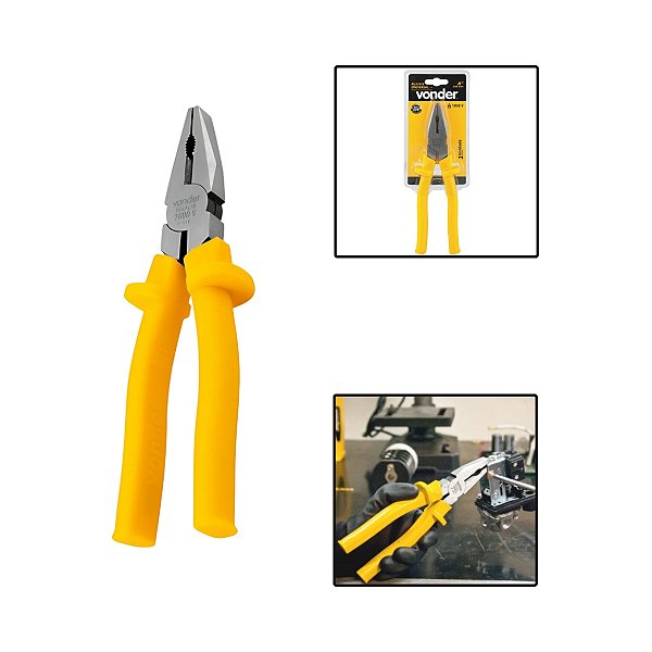 Alicate Universal 8 Polegadas Isolado Ate 1000V