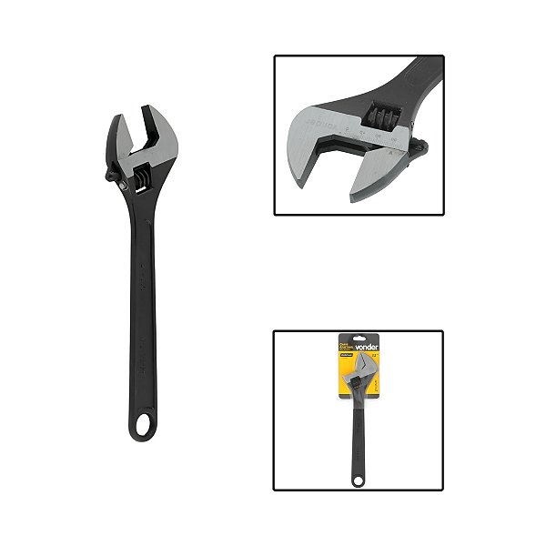 Chave Inglesa Ajustável 12 Polegadas Fosfatizada