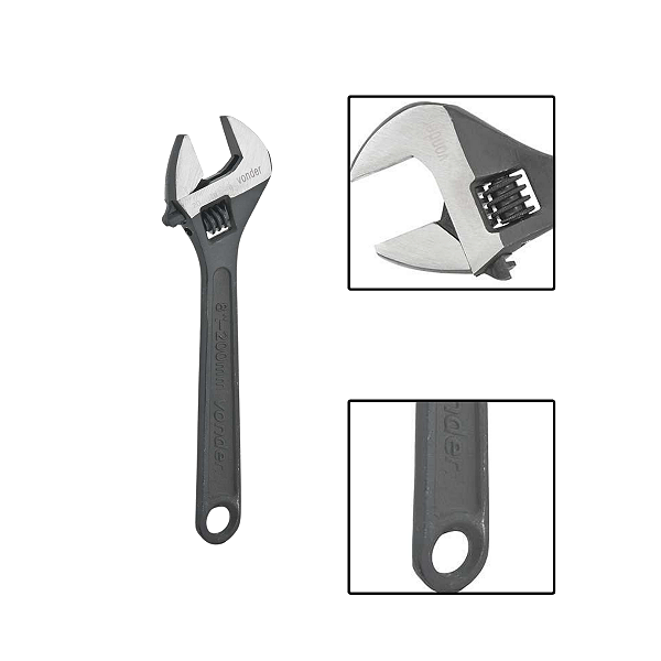 Chave Inglesa Ajustável 8 Polegadas Fosfatizada