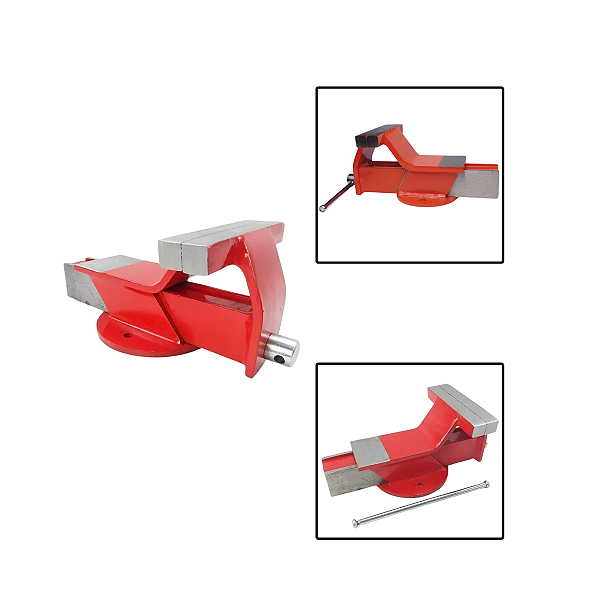 Torno Morsa De Bancada Base Fixa 5 Polegadas