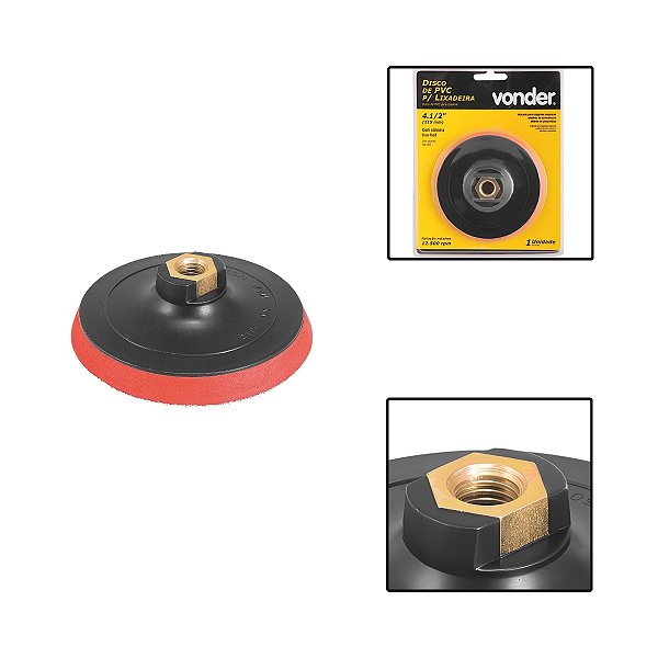 Suporte De Boina Lixa Esmerilhadeira Furadeira 115mm