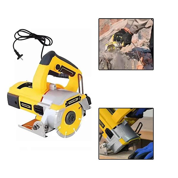 Serra Mármore 1200W 110V Disco Até 110mm