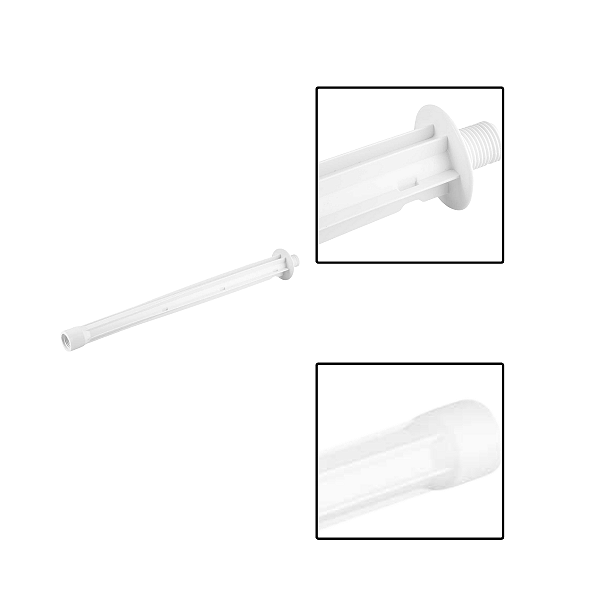 Braço Para Chuveiro 40 Cm Abs Branco