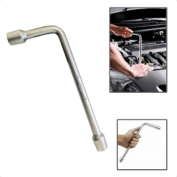 Chave Em L Sextavada Biela 13mm Em Aço Carbono