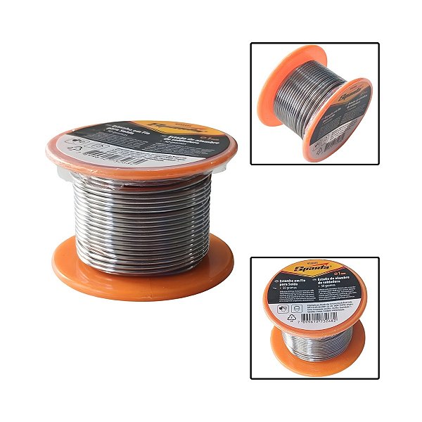 Estanho Fio Solda 1mm 50g 60/40 Estanho Chumbo