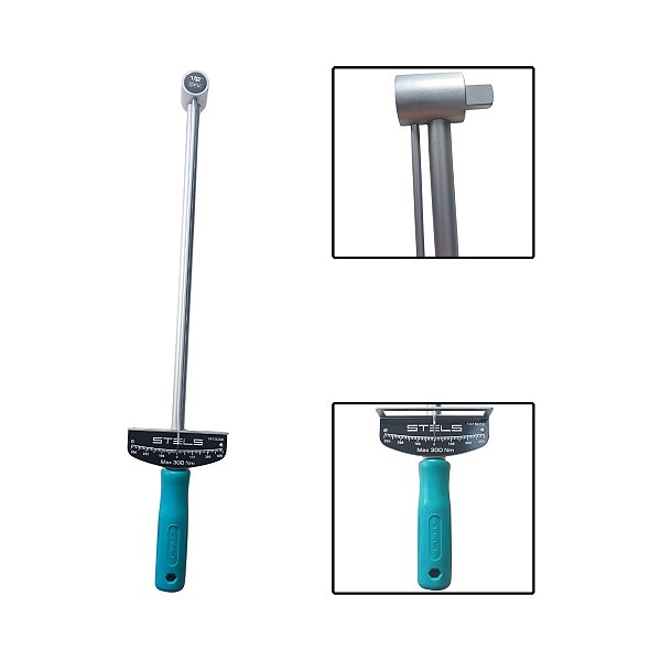 Torquimetro De Vareta P/ Soquete 1/2 0-300 Nm 0kg A 30kg