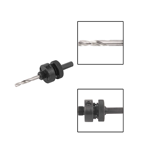 Suporte Serra Copo C/ Broca 32 A 150mm Haste 7/16"