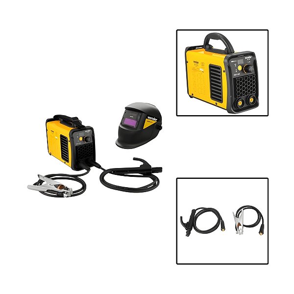 Inversor P/ Solda Eletrodo E Tig Bivolt C/ Máscara