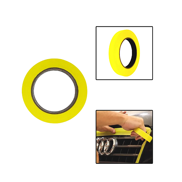 Fita Crepe Automotiva Alta Performance 24mm X 40 M