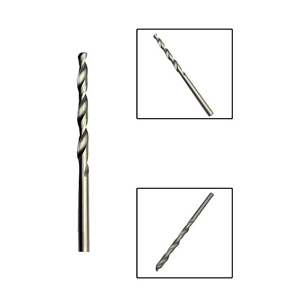 Broca Paralela Aço Rápido HSS 7/32”