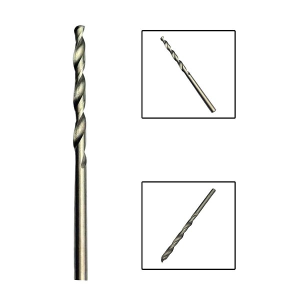 Broca Paralela Aço Rápido HSS 5/32”