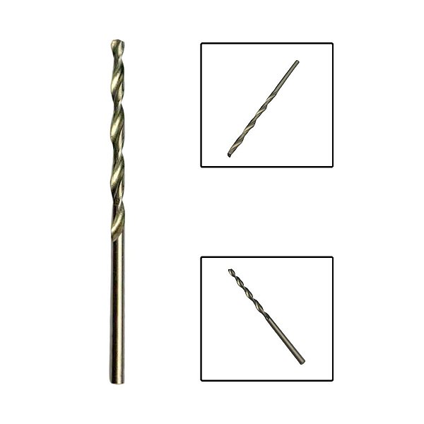 Broca Paralela Aço Rápido HSS 7/64”