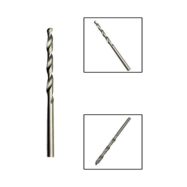Broca Paralela Aço Rápido HSS 1,5mm