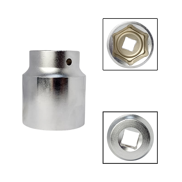 Soquete Sextavado Aço Cromo Vanádio 3/4" 46mm