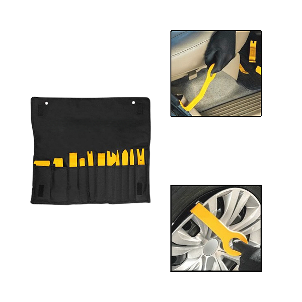 Jogo De Espátulas Automotivas De Nylon Com 11 Peças