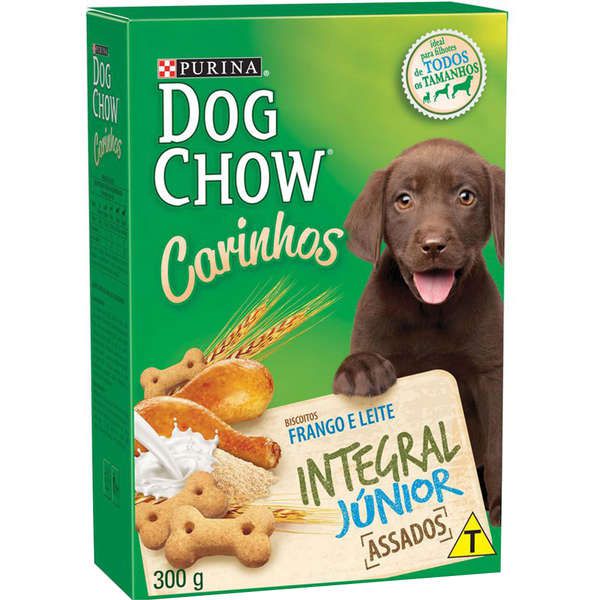 Petisco Dog Chow Carinhos Integral Júnior Frango para Cães Filhotes