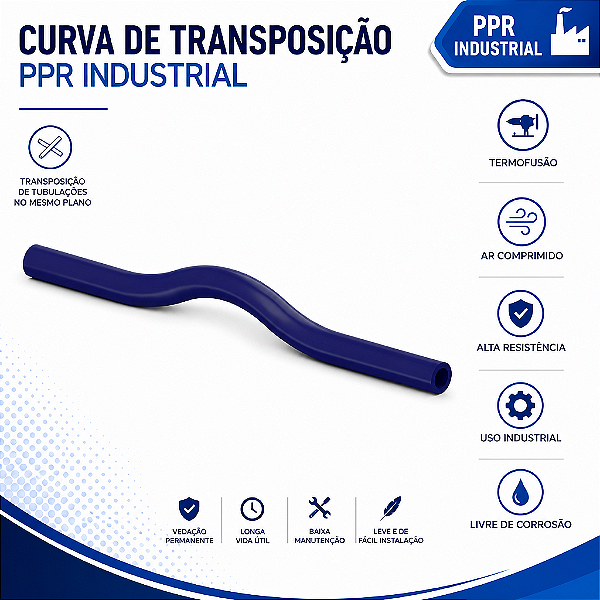 Curva Transposição Ppr Industrial 25 mm
