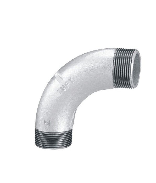 Curva 90º Galvanizado Macho/Macho 1''  Tupy