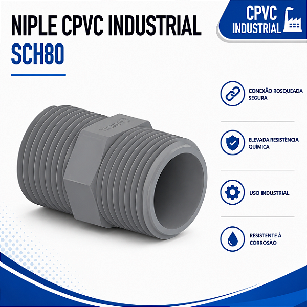 Niple Cpvc Industrial 1'' Sch 80