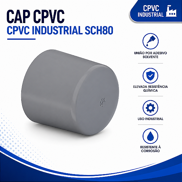 Cap Cpvc Industrial 1.1/2'' Sch 80