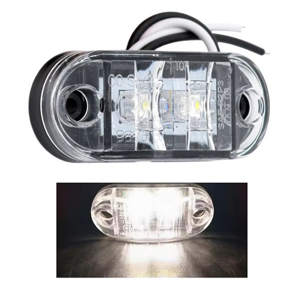 LAMPADA LED MODELO POSIÇÃO LANTERNA BRANCO 12V/24V