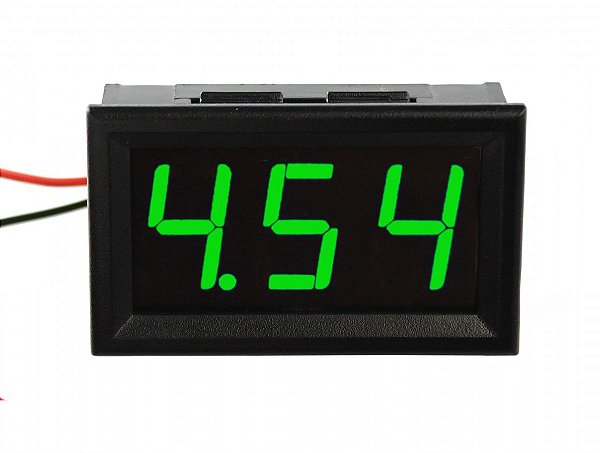 MINI VOLTIMETRO DIGITAL DC 4,5V-32V VERDE