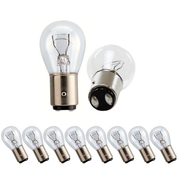 CAIXA C/ 10 LAMPADA HALOGENA CODE 12V BAY15D 2 POLO P21/5W 1034