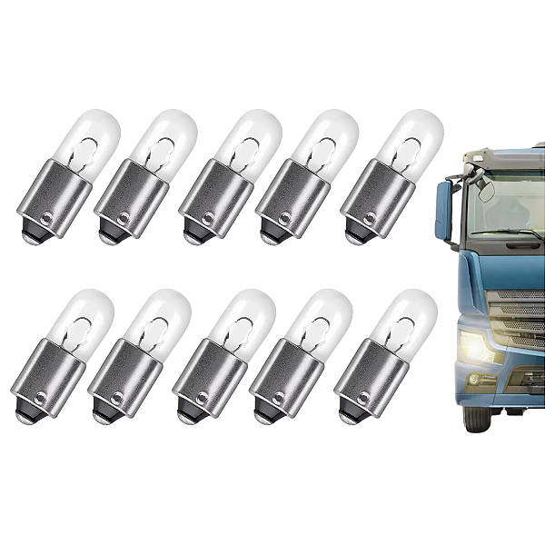 CAIXA C/ 10 LAMPADA HALOGENA CODE 24V BA9S 69 T4W