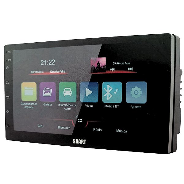 MULTIMIDIA AUTOMOTIVA S700 ANDROID 2 DIN 7 POL MARCA SVART