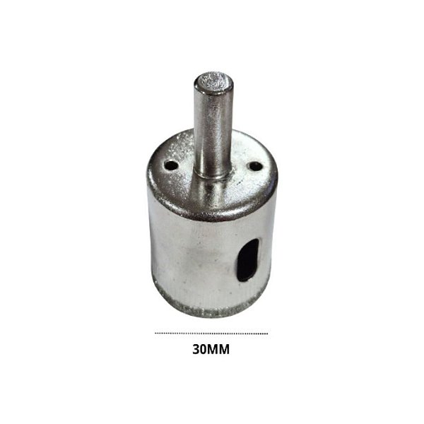 BROCA DIAMANTADA SERRA COPO 30MM MARMORE PORCELANATO PISO
