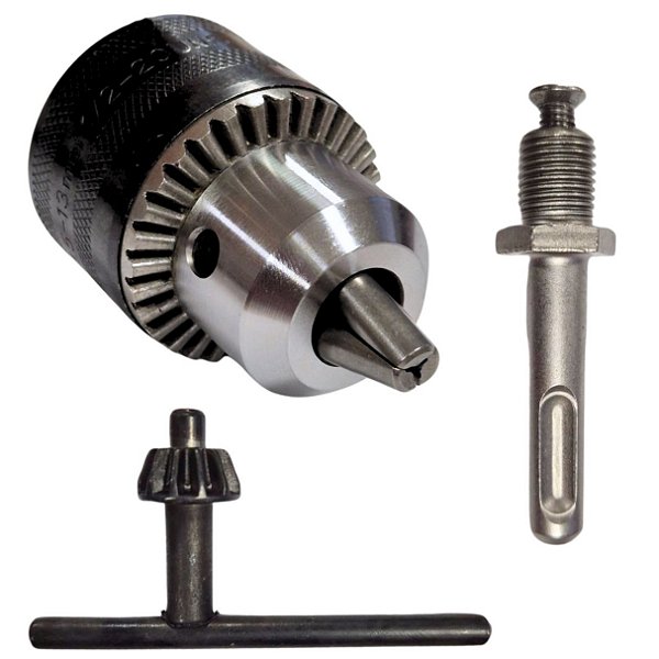 MANDRIL DE FURADEIRA ADAPTADOR SDS PLUS MARTELETE 1/2 13MM