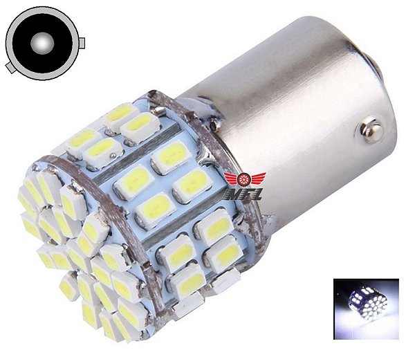 LAMPADA 50 LED BAU15S 1 POLO PY21W 1056 BRANCO 12V