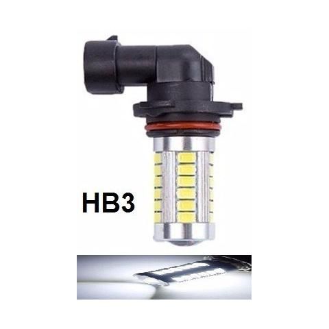 LAMPADA LED HB3 33 LED CREE BRANCA 6000K