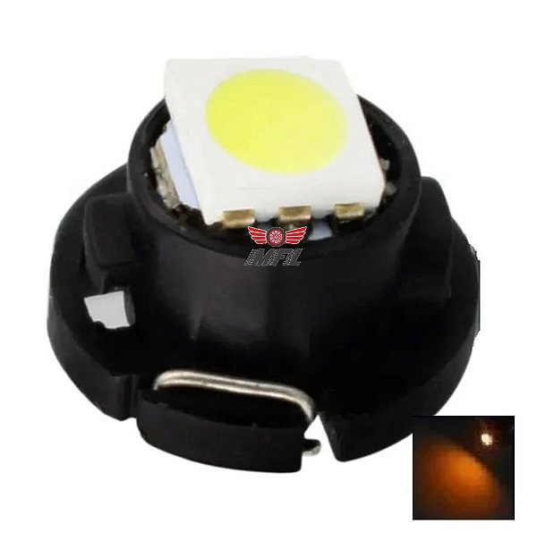 LAMPADA T4.7 12MM LED LARANJA 12V