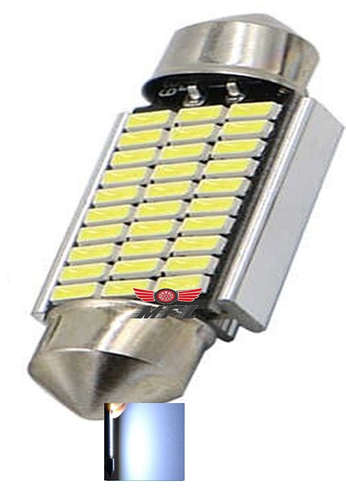 LAMPADA TORPEDO CAMBUS 30 LED C5W 39 MM BRANCO 12V