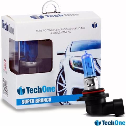 PAR LAMPADA SUPERBRANCA 12V TECHONE ACRILICO HB3 9005 60W