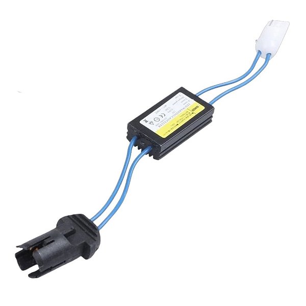 RESISTOR CANCELLER VEICULAR PARA LAMPADA T10 (UNIDADE)