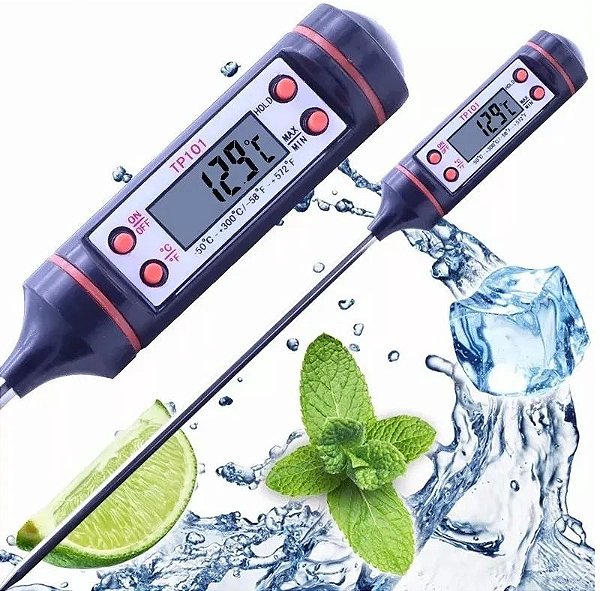TERMOMETRO DIGITAL USO CULINARIO TIPO ESPETO -50º ATÉ 300º